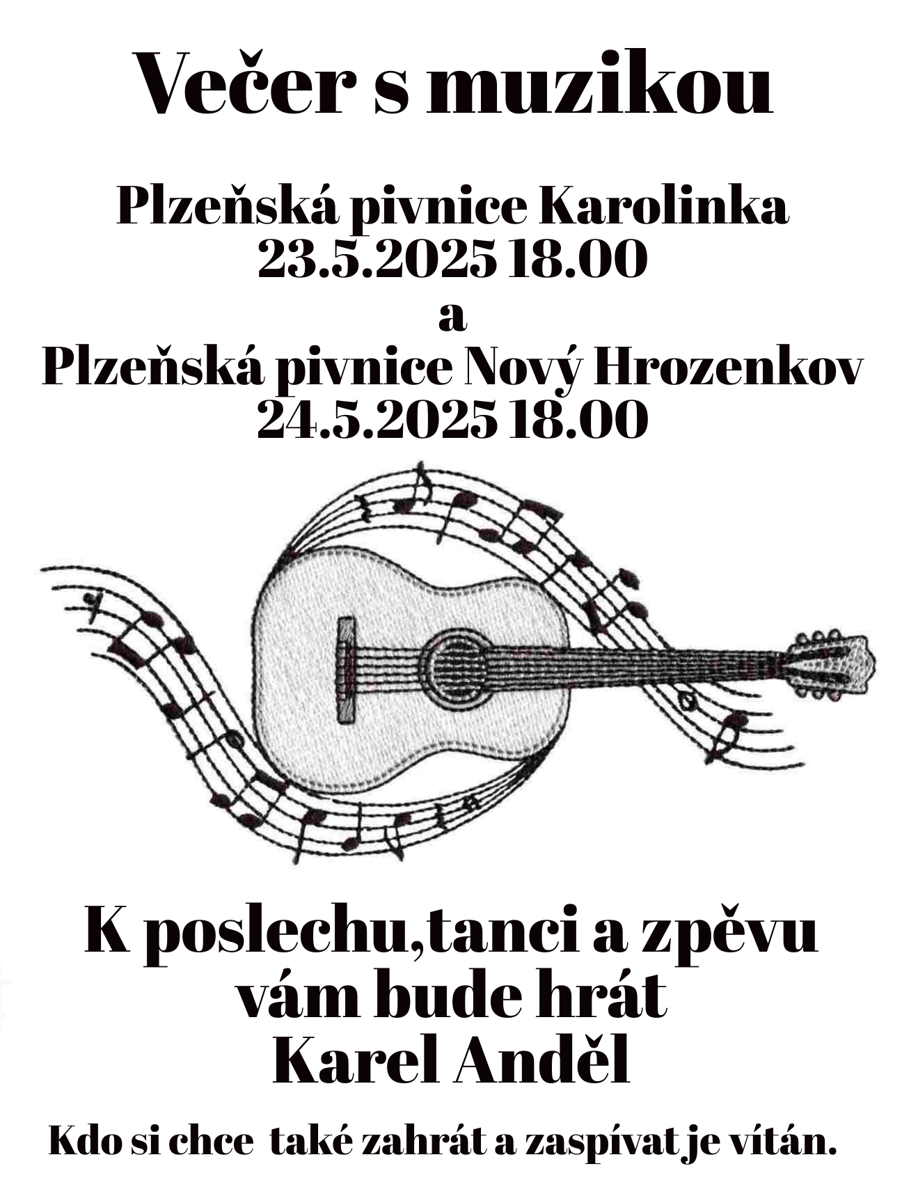 Hudební a taneční večer